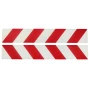 Sticker Reflective stripes 2pcs - Red/White - 8x39cm