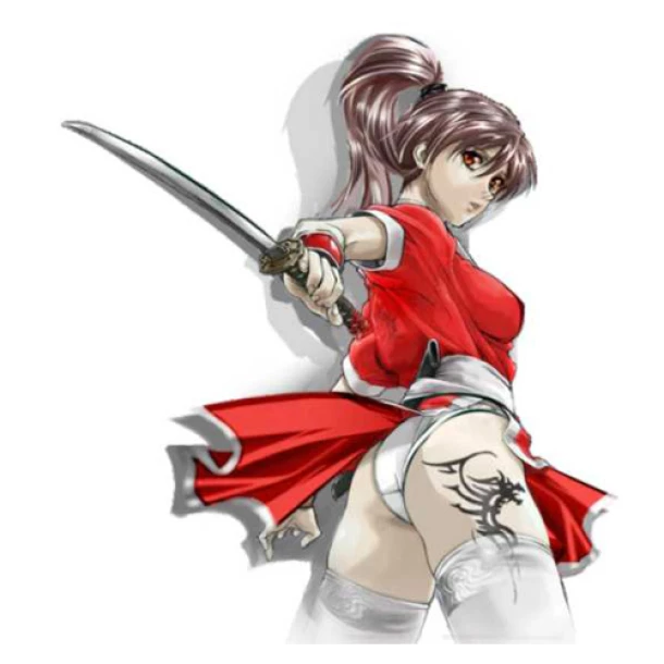 1db Warrior lady1 matrica 48x50cm