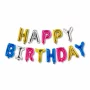 Balon model litere „Happy Birthday” - diferite culori