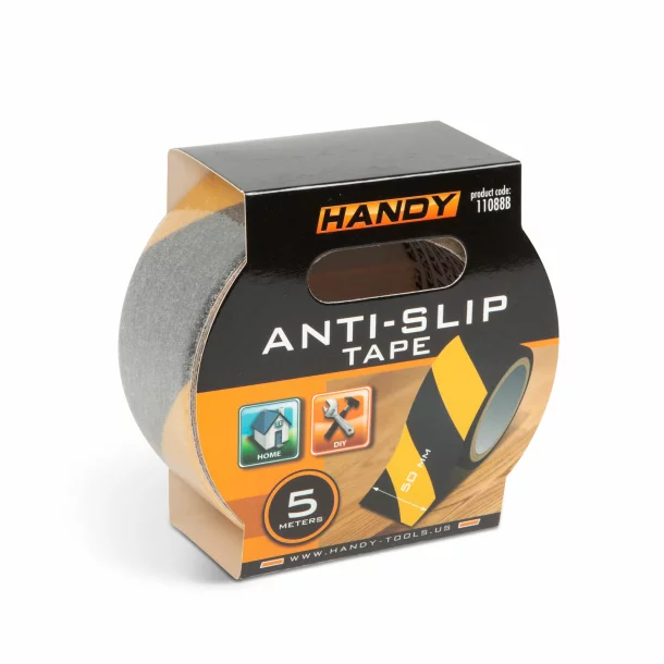 Adhesive tape - non-slip - 5 m x 50 mm - yellow / black