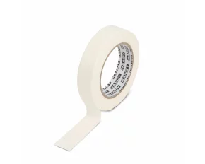 Masking tape - water based adhesive - 50 m x 24 mm - white
