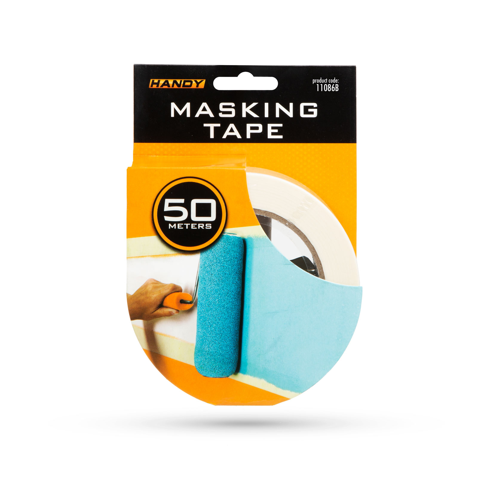 Masking tape - water based adhesive - 50 m x 36 mm - white thumb