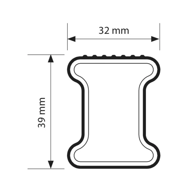 Nordrive Kargo, acél tetőcsomagtartó rúd, 1db - 150cm