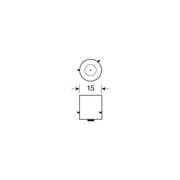 12V - PY21W - 21W Direction yellow BAU15s 1pcs Narva