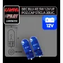 Bec Blu-Xe 5W 12V pozitie cap sticla W2,1x9,5d 2buc