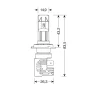 Halo Led izzó Serie 8 Halo Killer H7 25W PX26d 9/32V 2db