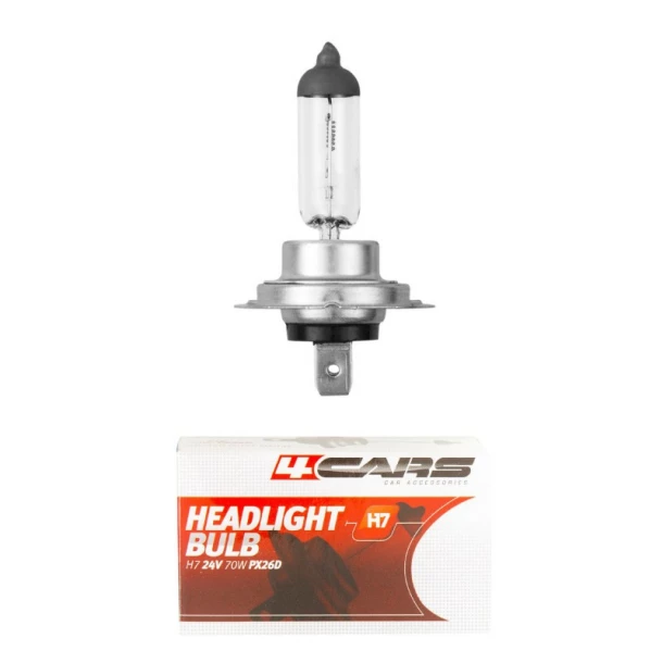 Bec halogen 24V - H7 - 70W - PX26d 1buc 4Cars