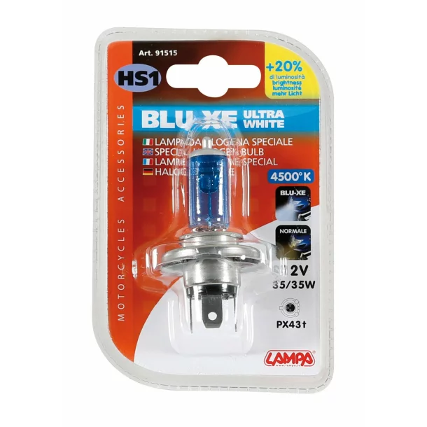 12V Blu-Xe halogen lamp - HS1 35/35W PX43t 1pcs