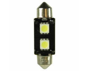 Bec Led - 2SMD 12V sofit T11x37mm soclu SV8,5-8 Canbus 1buc Carpoint - Alb