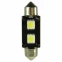 Bec Led - 2SMD 12V sofit T11x37mm soclu SV8,5-8 Canbus 1buc Carpoint - Alb