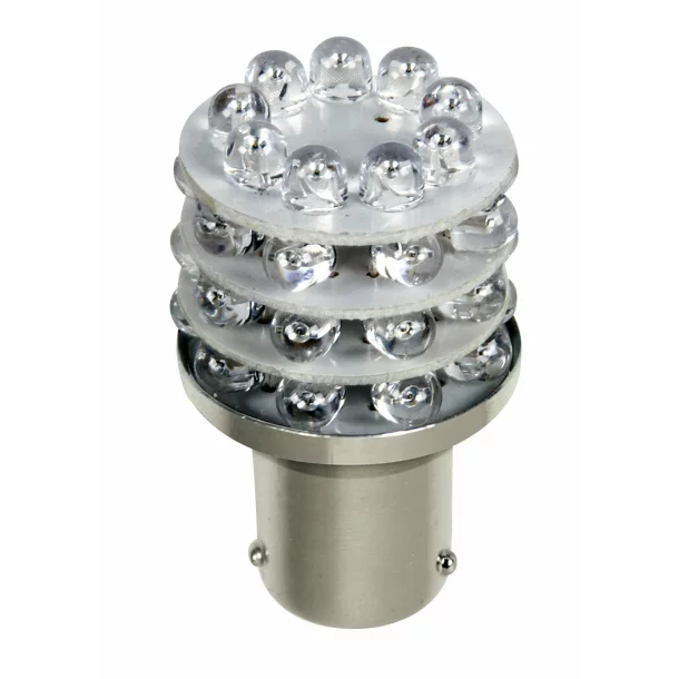 Bec Multi-Led 36Led 12V Frana, Ceata, Mers i. - P21W BA15s - Alb