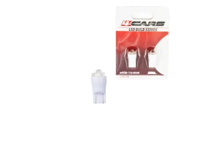Bec tip LED 12V 5W soclu plastic T10 W2,1X9,5d 2buc 4Cars - Alb focalizat