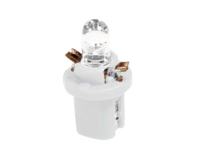 12V Cockpit colour lamp 1 Led - B8,5d - 2 pcs - White - Resealed