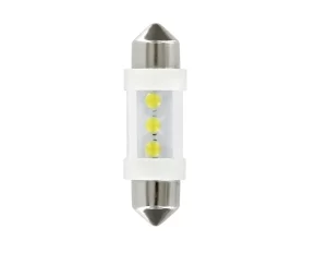 12V Festoon lamp 3 Led (C5W) 10x36 mm SV8,5-8 2pcs - White