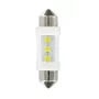Bec tip LED 12V sofit cu 3 leduri 10x36mm SV8,5-8 (C5W) 2buc - Alb