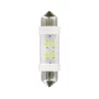 Bec tip LED 24V sofit cu 4 leduri 11x38mm SV8,5-8 2buc - Alb