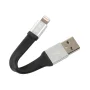 Breloc chei cu cablu 10cm - USB la Apple Lightning