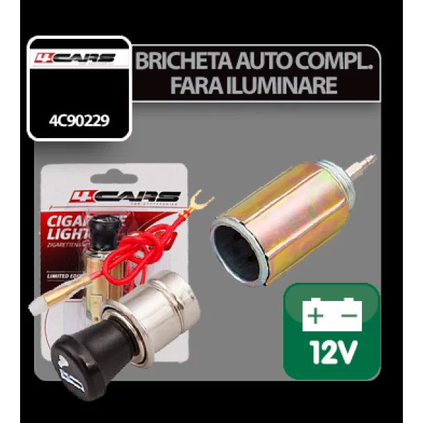 Bricheta auto completa fara iluminare 4Cars - 12V