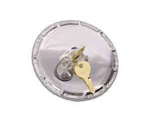 Kamar Chromed metal Tank-Lock with keys - Ø 60mm