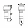 Buton1 circuit3A-250VOFF(-ON)rosu