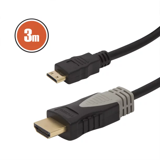 Mini HDMI kábel • 3 m