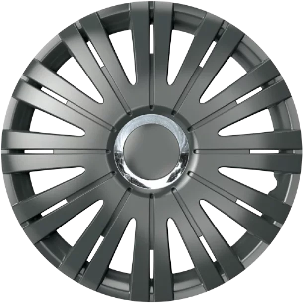 Wheel covers Active RC GR 4pcs - Graphite - 15&#039;&#039;