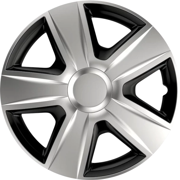 Wheel covers Esprit BC 4pcs - Silver/Black - 15'' - Resealed