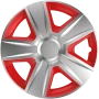 Wheel covers Esprit SR 4pcs - Silver/Red - 14&#039;&#039;