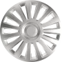 Capace roti auto Luxury 4buc - Argintiu - 16&#039;&#039; - Resigilat