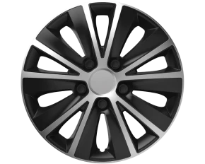 Wheel covers Rapide SB 4pcs - Silver/Black - 14'' - Resealed