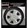 Wheel covers Real 4pcs - Silver - 14&#039;&#039;