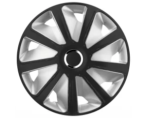 Wheel covers VAN Craft RC - 4pcs - Black/Silver - 16&#039;&#039;