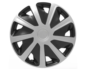 Wheel covers VAN Craft RC - 4pcs - Silver/Black - 16&#039;&#039;