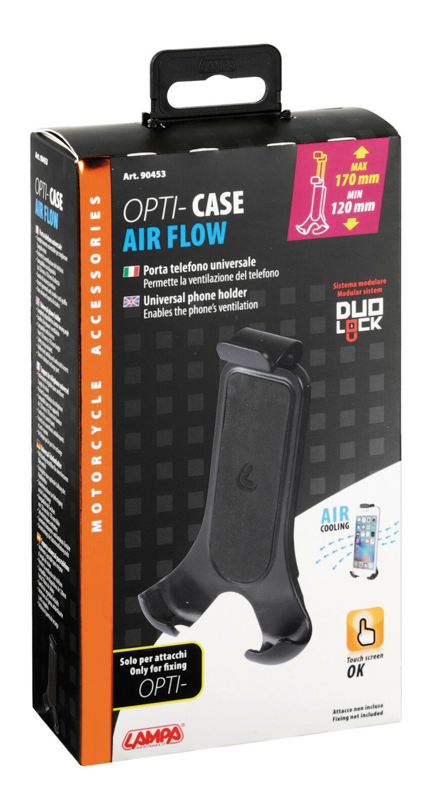 Opti Case univerzális tok léghűtési típusú az Opti Line mobiltelefon tartókhoz - Újra csomagolt termék thumb
