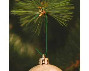 Carlige pt. suspendarea bomboanelor si podoabelor de pom de Craciun - verde inchis - 200 buc./pachet