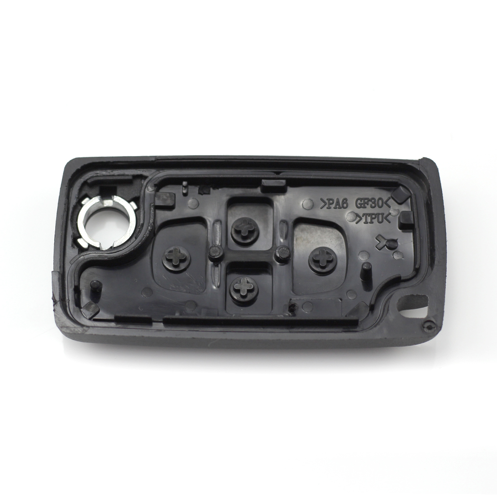 Citroen / Peugeot - Carcasa tip cheie briceag cu 4 butoane si suport baterie, lama tip HU83-SH4 thumb
