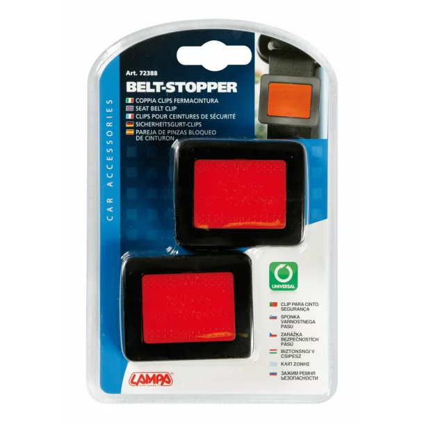 Safety belt clips