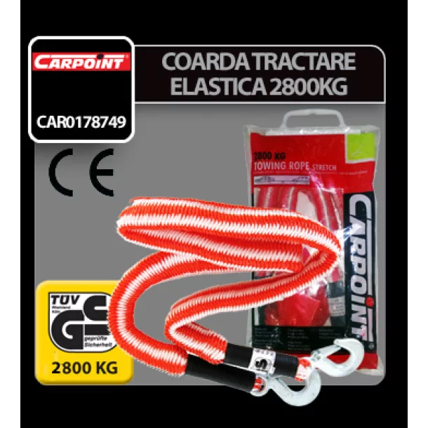 Elastic tow rope 2800 kg