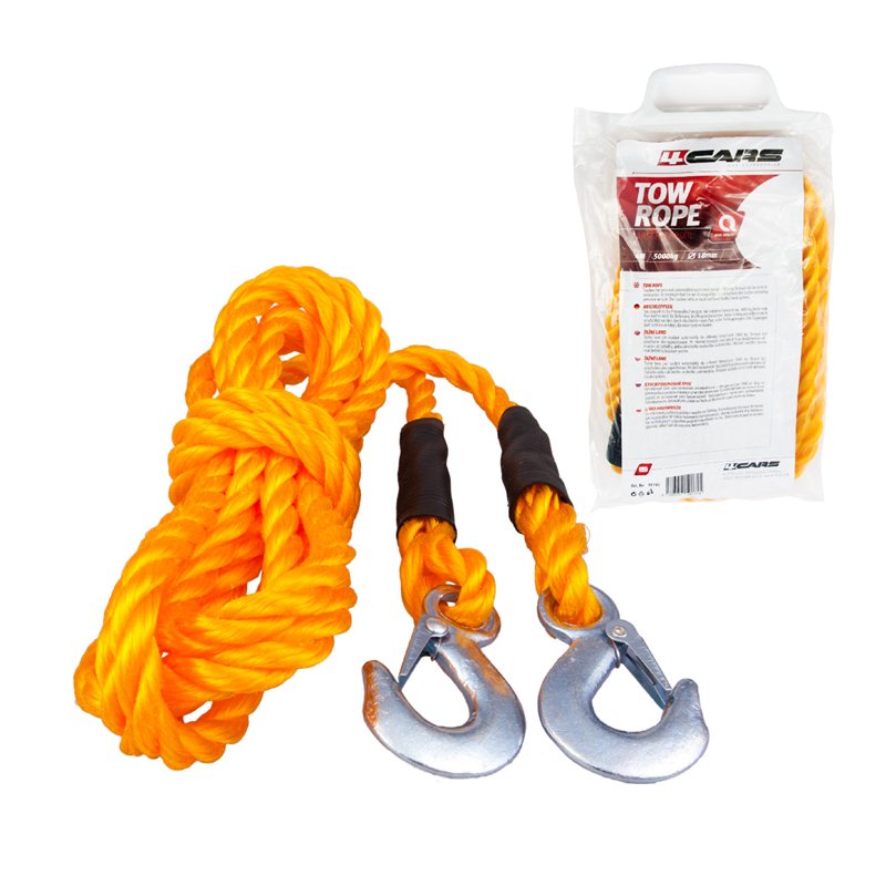 4Cars Synthetic towing rope - 5000 kg thumb