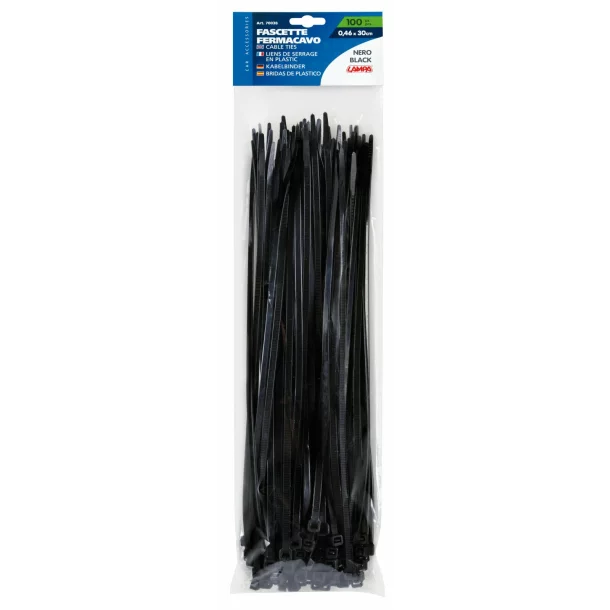 Cable ties 100 pcs 0,46x30 cm - Black