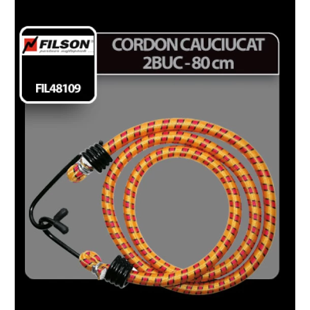 Cordon cauciucat Filson 2buc - 80cm