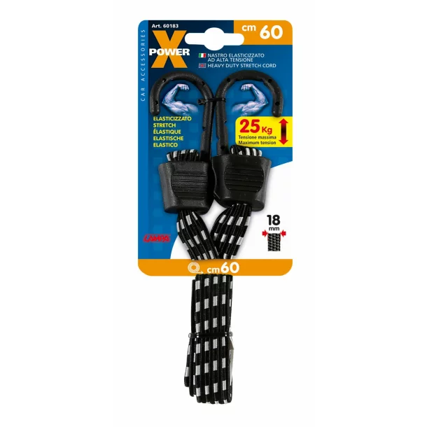 X-Power, heavy duty stretch cord - 60cm