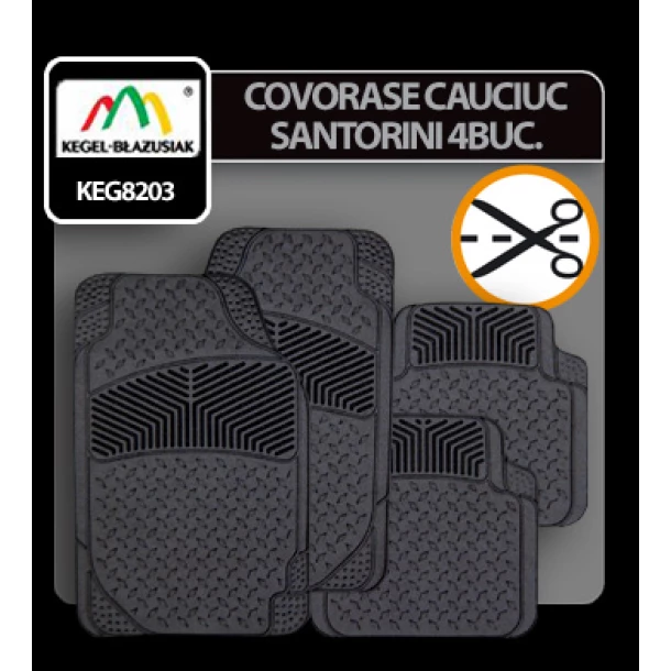 Santorini 4 darabos univerzális gumiszőnyeg