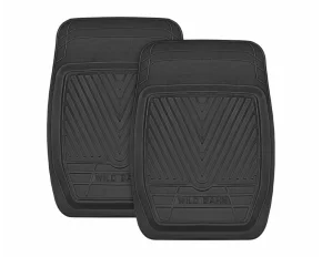 Wild Bahn set of 2pcs universal tray car rubber mats - Front