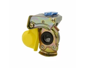 Kamar Coupling without pneumatic air valve 22mm - Female - Yellow