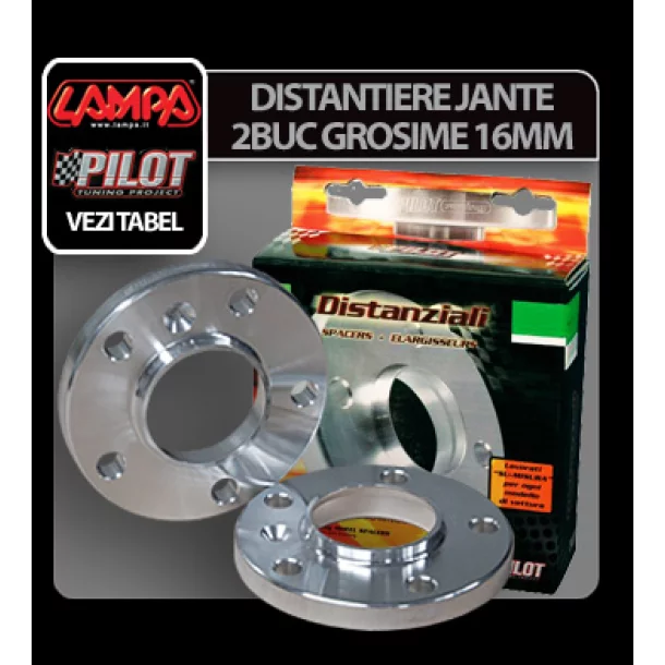 Wheel Spacers 2 pcs - 16 mm - A10