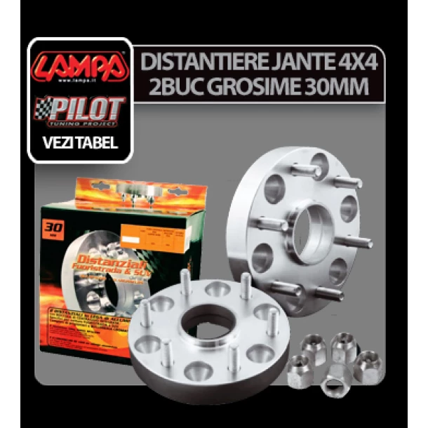 Distantiere jante 4x4 2buc 30mm - M45