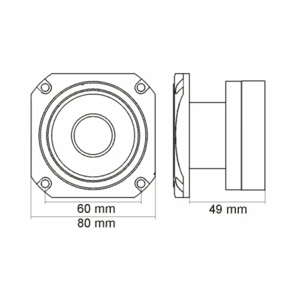 DOME 100/200 W, 8 Ohmi