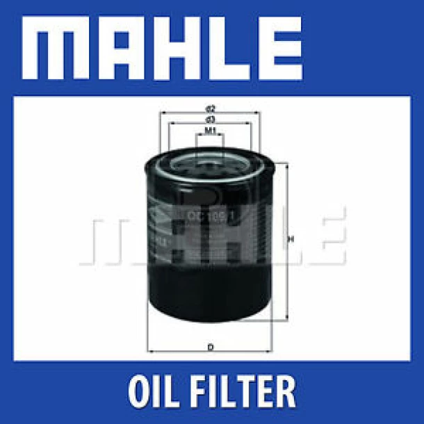 Filtru ulei MAHLE - Ford Maverick, Nissan Almera/Primera