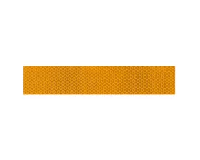 Adhesive reflective contour foil for truck rigid surface 1m - Yellow